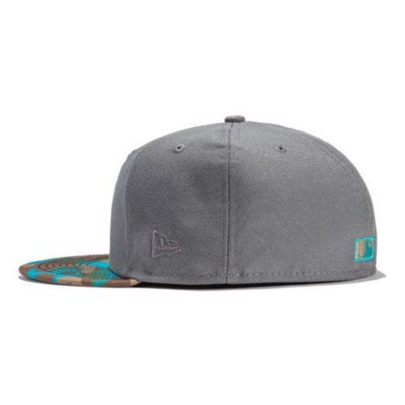 New Era Anaheim Angels Hunter Pack 59FIFTY Hat Club Exclusive Gray / Camo 7 1/4 - Picture 3 of 3